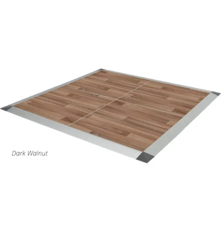 20x20 Dark Walnut Dance Floor