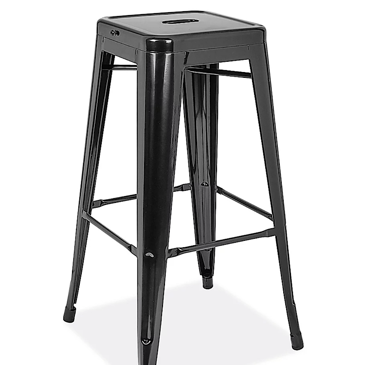 Gun Metal Bar Stool